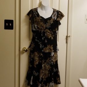 Beautiful Floral Print Skirt Set